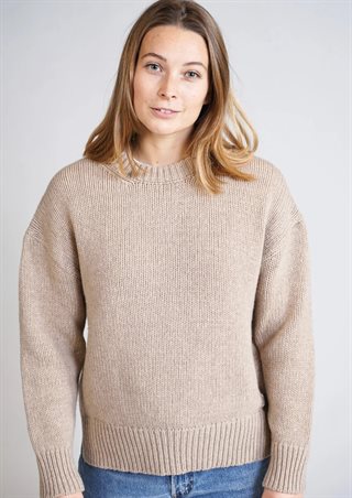 Elsk - Vorup Women's Crewneck Strik - Sand Melange